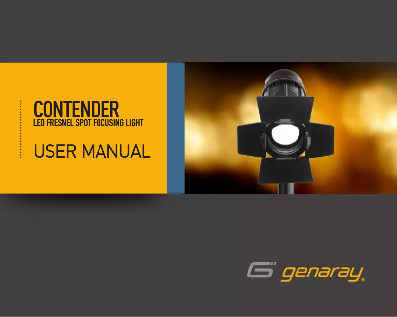 Image de la première page du manuel de l'appareil CB Contender