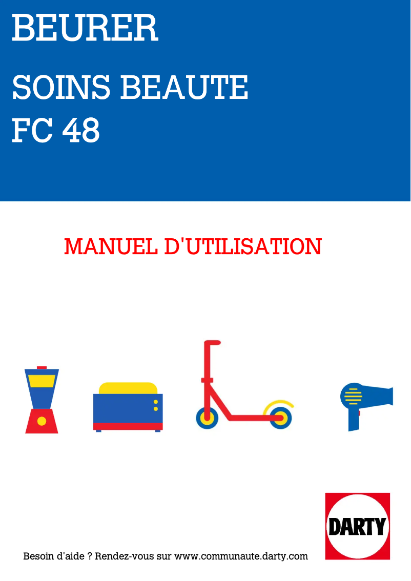 Page 1 de la notice Manuel utilisateur Beurer FC 48