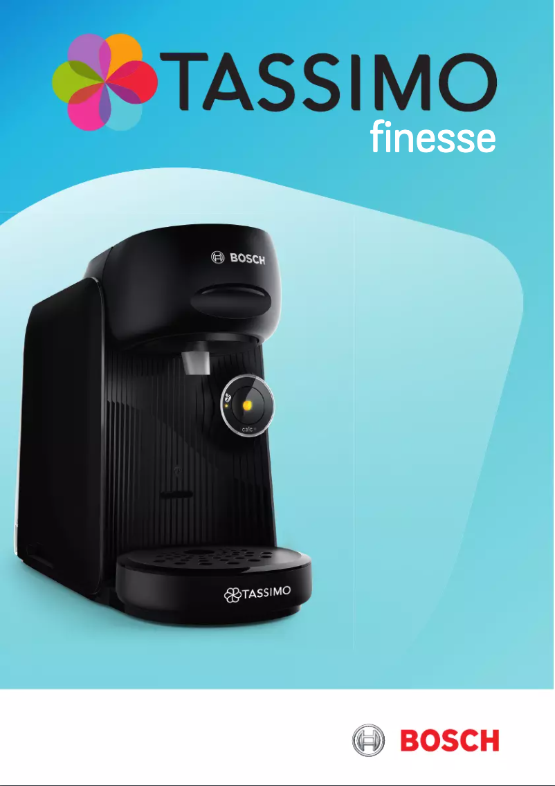 Image de la première page du manuel de l'appareil Tassimo Finesse TAS16B2