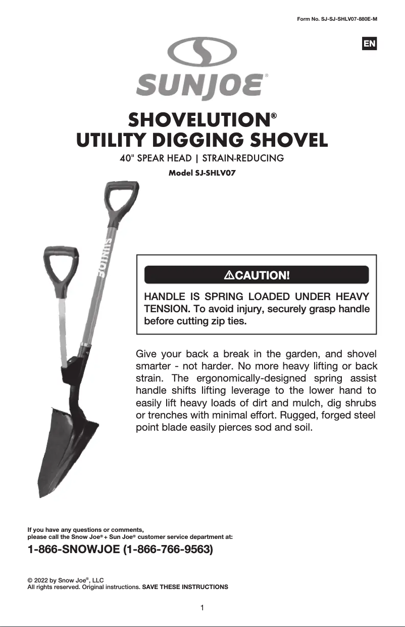 Image de la première page du manuel de l'appareil SJ-SHLV07