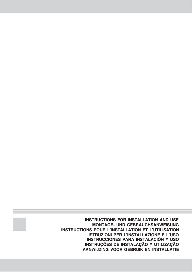 Page n°1 - Manuel utilisateur Smeg CI2000LED