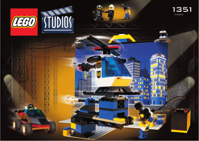 Page 1 de la notice Manuel utilisateur Lego Moving Backdrop Studio 1351