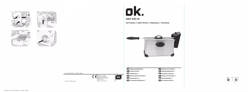 Page 1 de la notice Manuel utilisateur OK ODF 5311-M