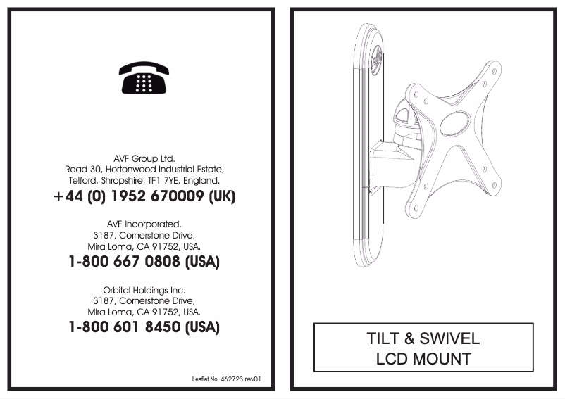 Página 1 del manual Manual de usuario AVF EPL002PB
