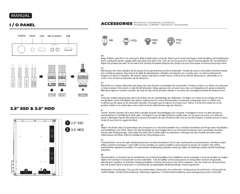 Image de la première page du manuel de l'appareil MC-1000