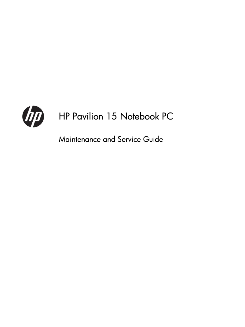 Page n°1 - Manuel utilisateur HP Pavilion Gaming 15-dk0976nd
