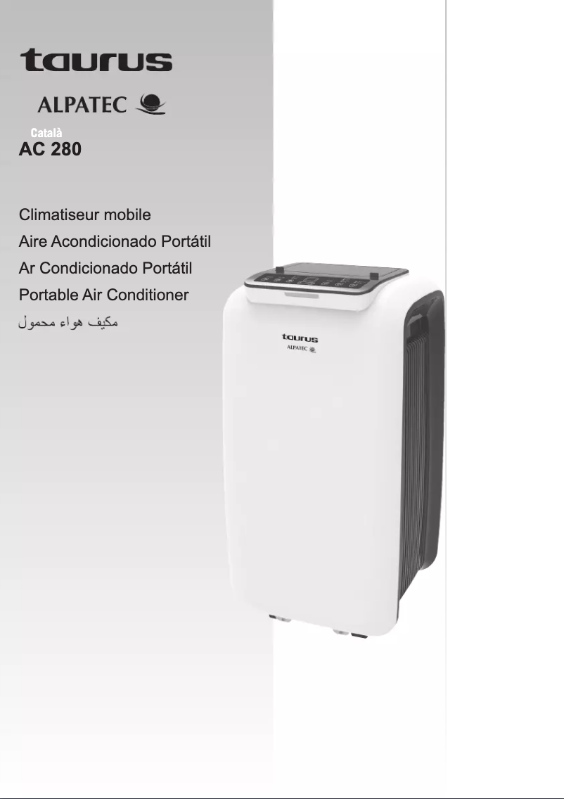 Page n°1 - Manuel utilisateur Alpatec AC280 KT