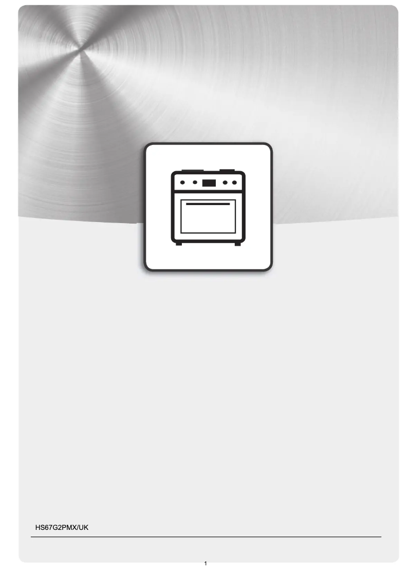 Page n°1 - Mode d'emploi Hotpoint HS67G2PMX/UK