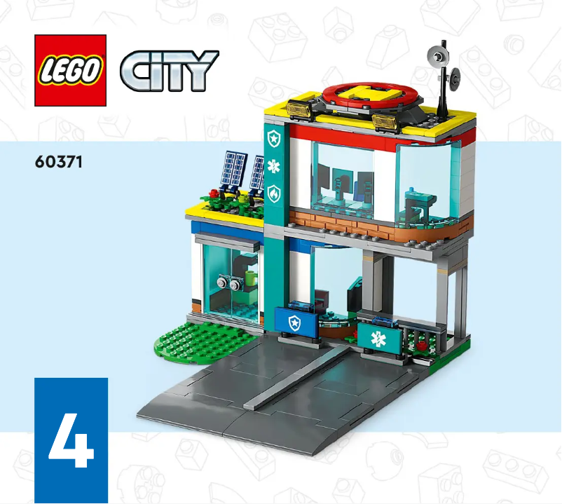 Page 1 of the manual Visual Instructions Lego City 60371