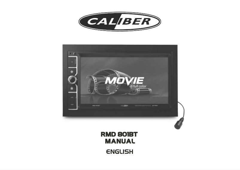 Image de la première page du manuel de l'appareil RMD801BT