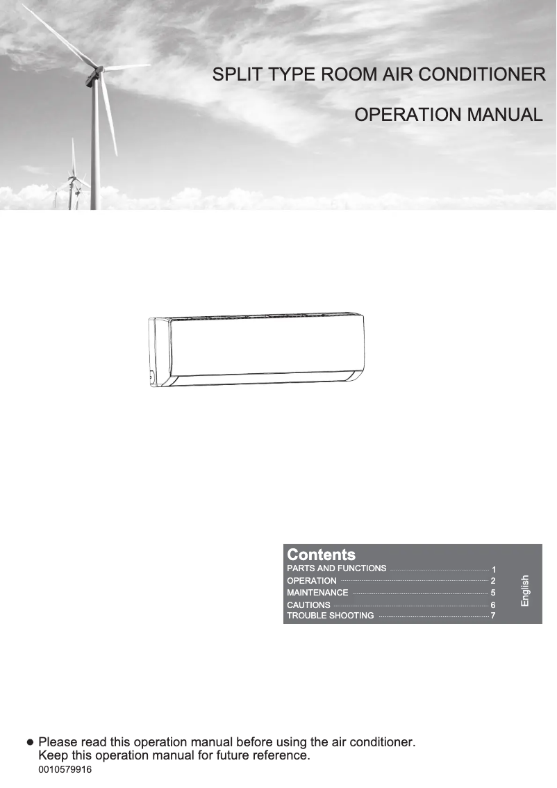 Image de la première page du manuel de l'appareil Smart Cool-18KH