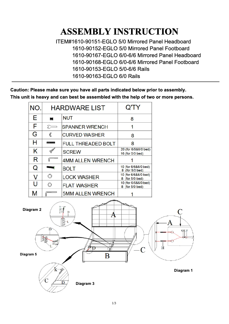 Image de la première page du manuel de l'appareil 1610-90168-EGLO