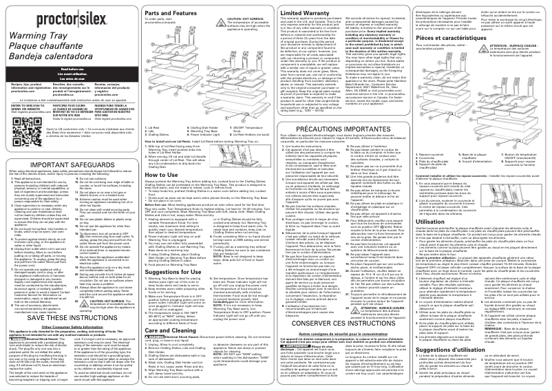 Image de la première page du manuel de l'appareil 34320