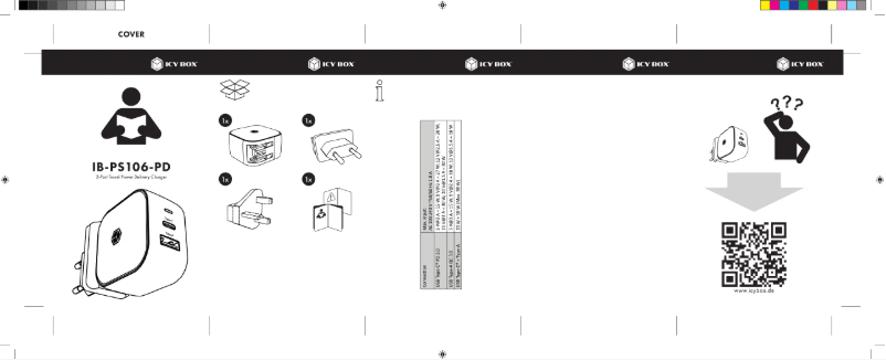 Página 1 del manual Manual de usuario Icy Box IB-PS106-PD