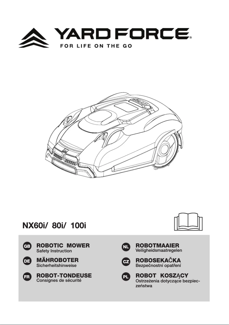 Page 1 de la notice Manuel utilisateur Yard Force NX100i