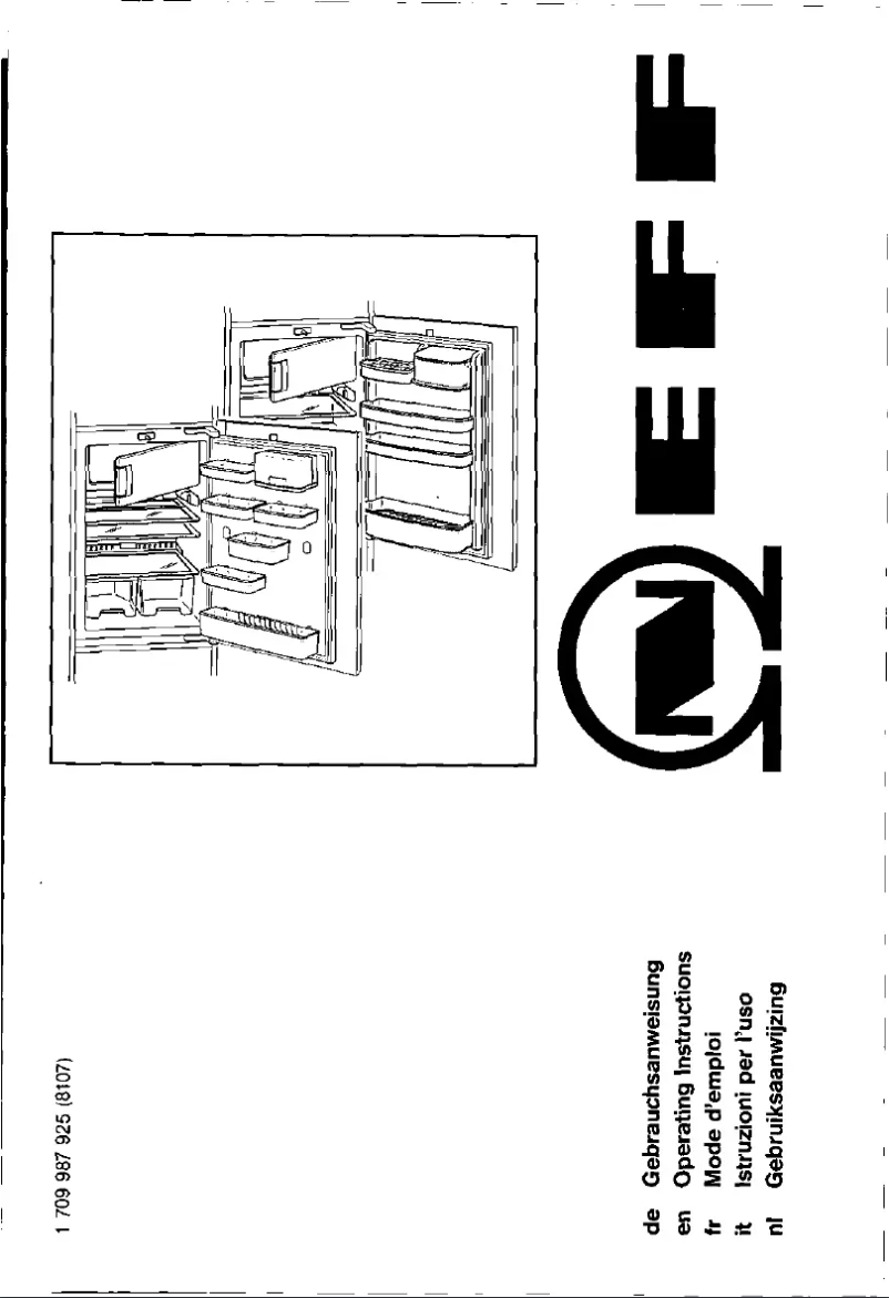 Page n°1 - Manuel utilisateur Neff K 5635