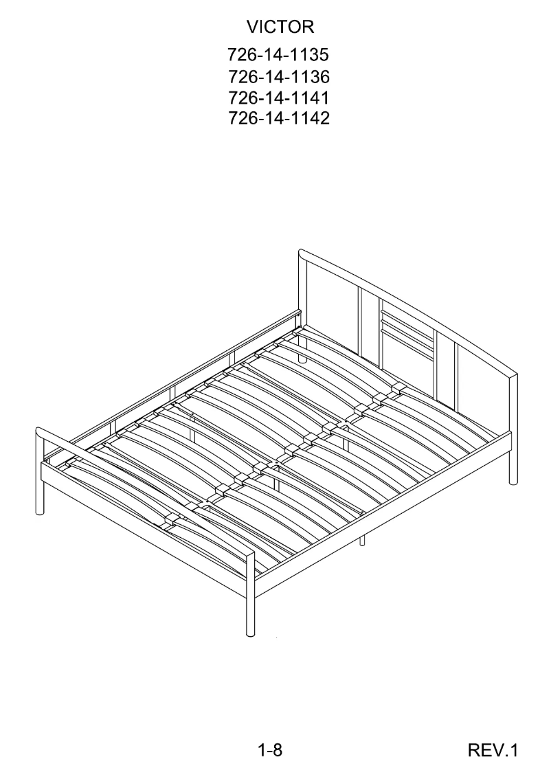 Page 1 of the manual User Manual JYSK Victor (138x190)