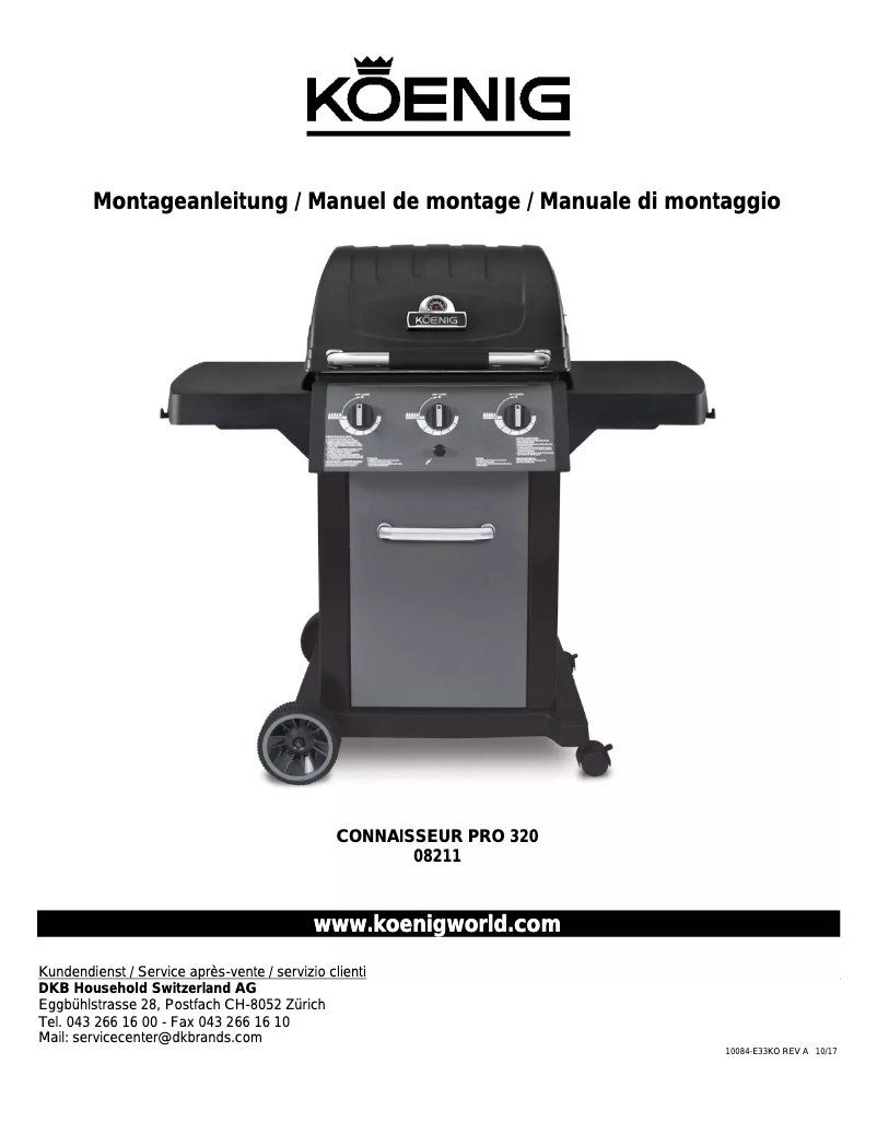 Image de la première page du manuel de l'appareil B08211