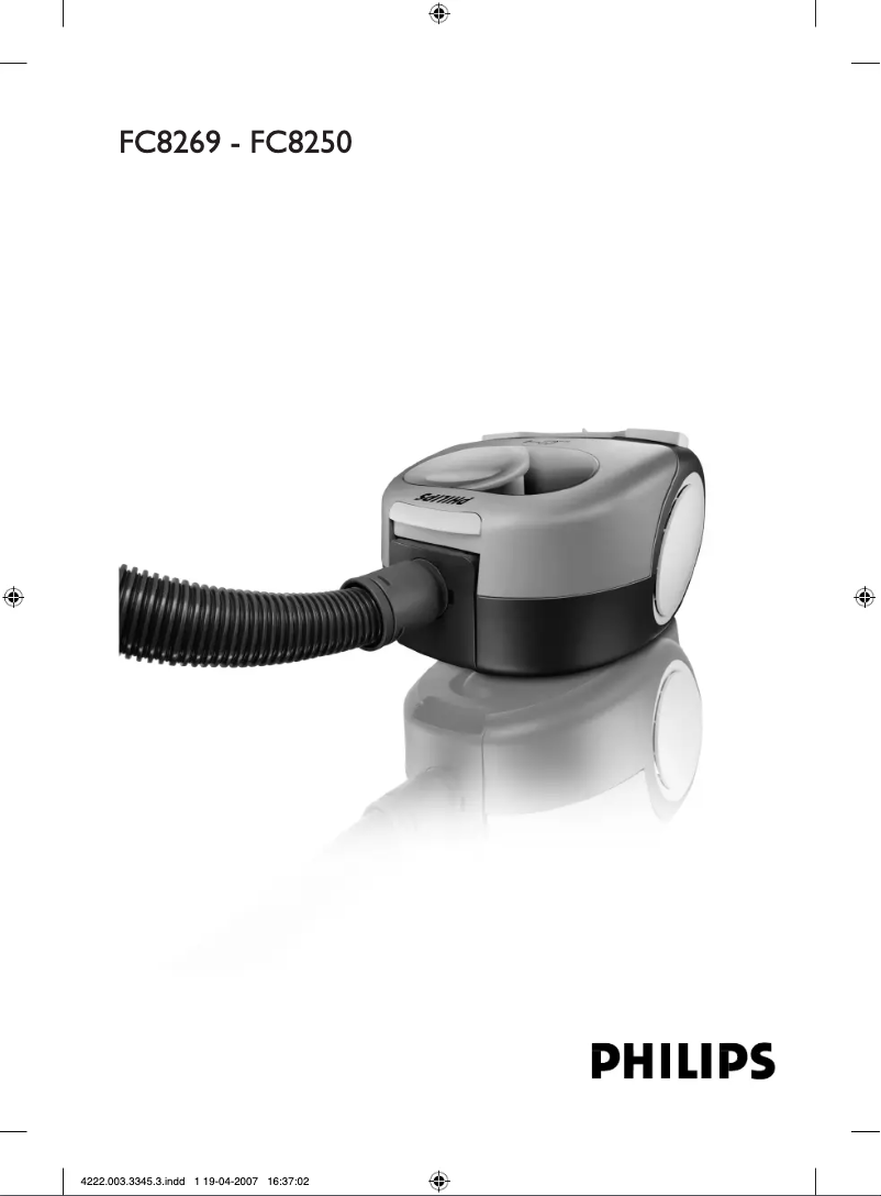 Page 1 de la notice Manuel utilisateur Philips FC8261