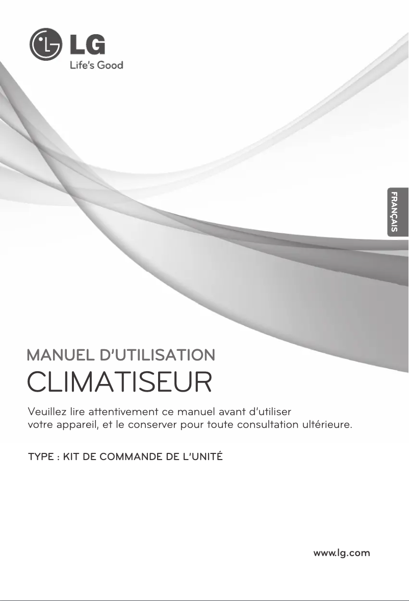 Page n°1 - Manuel utilisateur LG PRCKD21E