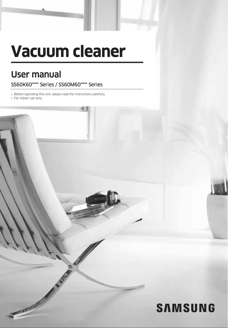 Page n°1 - Manuel utilisateur Samsung SS60K6080KD