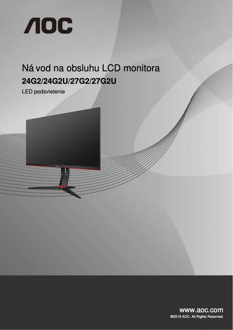 Image de la première page du manuel de l'appareil 24G2U5