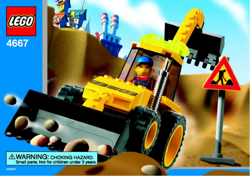Page 1 de la notice Manuel utilisateur Lego Juniors 4667