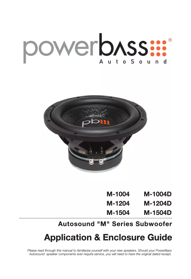 Image de la première page du manuel de l'appareil M-1504