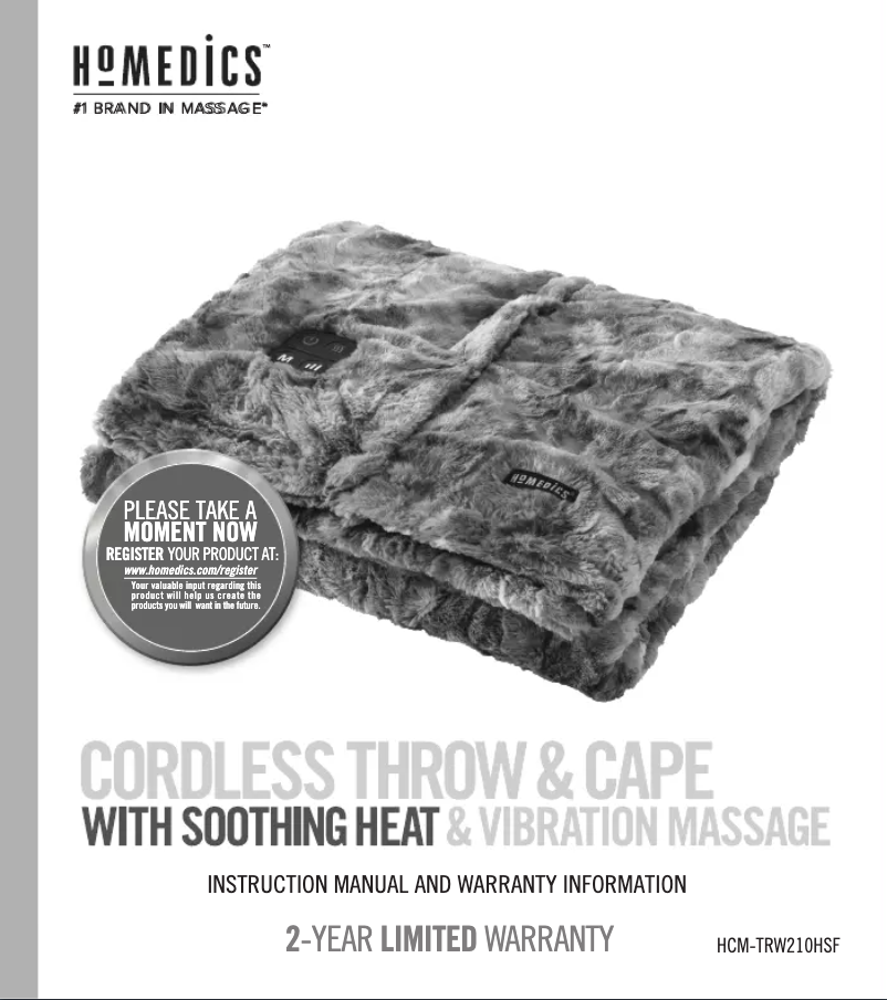 Image de la première page du manuel de l'appareil HCM-TRW210HSF