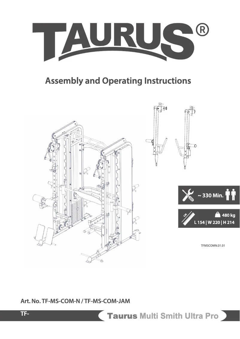 Image de la première page du manuel de l'appareil Multi Smith Ultra Pro