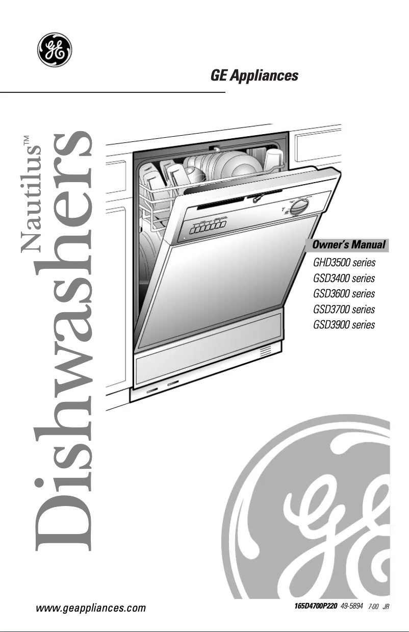 Imagen de la primera página del manual del dispositivo GSD3650FCC
