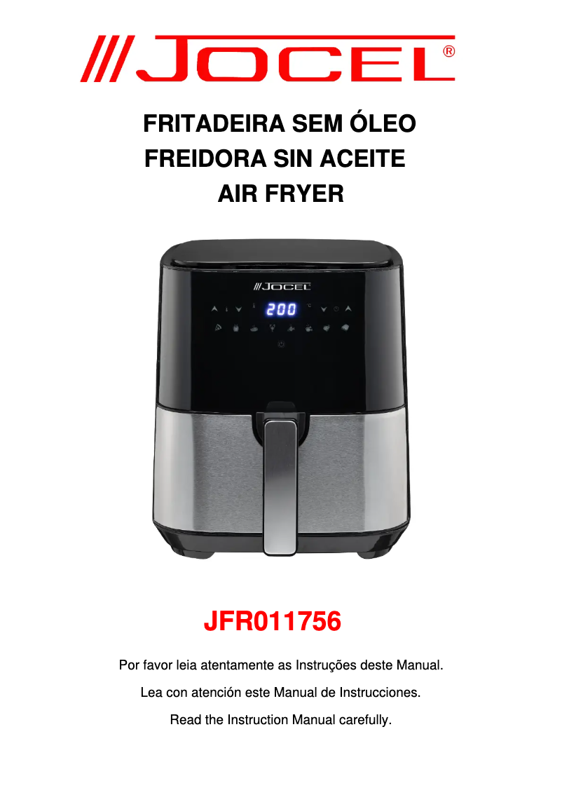 Page n°1 - Manuel utilisateur Jocel JFR011756