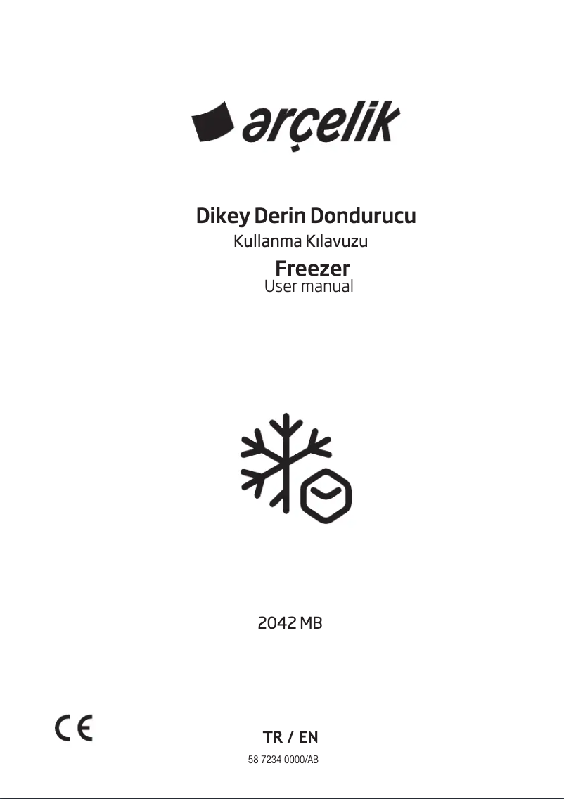 Page n°1 - Manuel utilisateur Arçelik 2042 MB