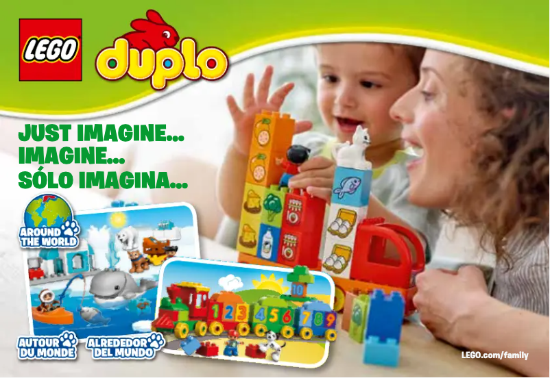 Page 1 de la notice Manuel utilisateur Lego Duplo 10801