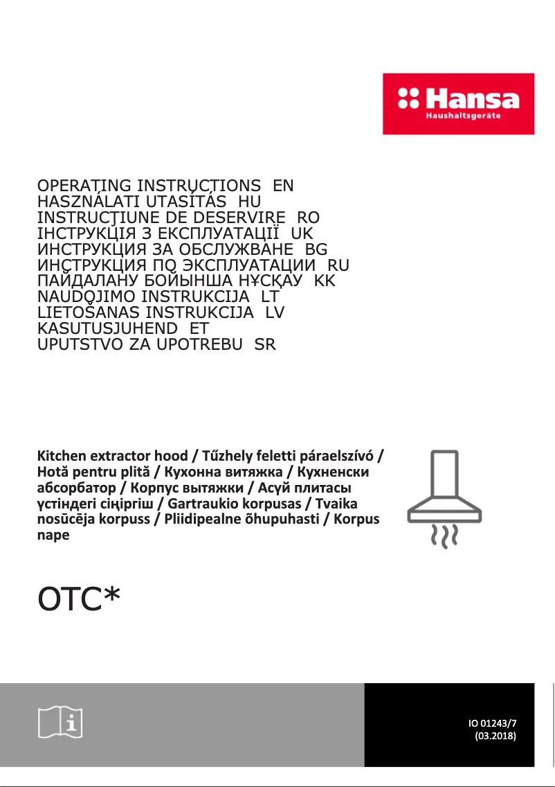 Image de la première page du manuel de l'appareil OTC614BGH