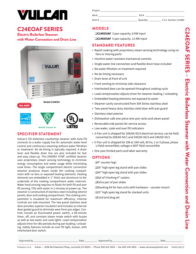 Image de la première page du manuel de l'appareil C24EO5