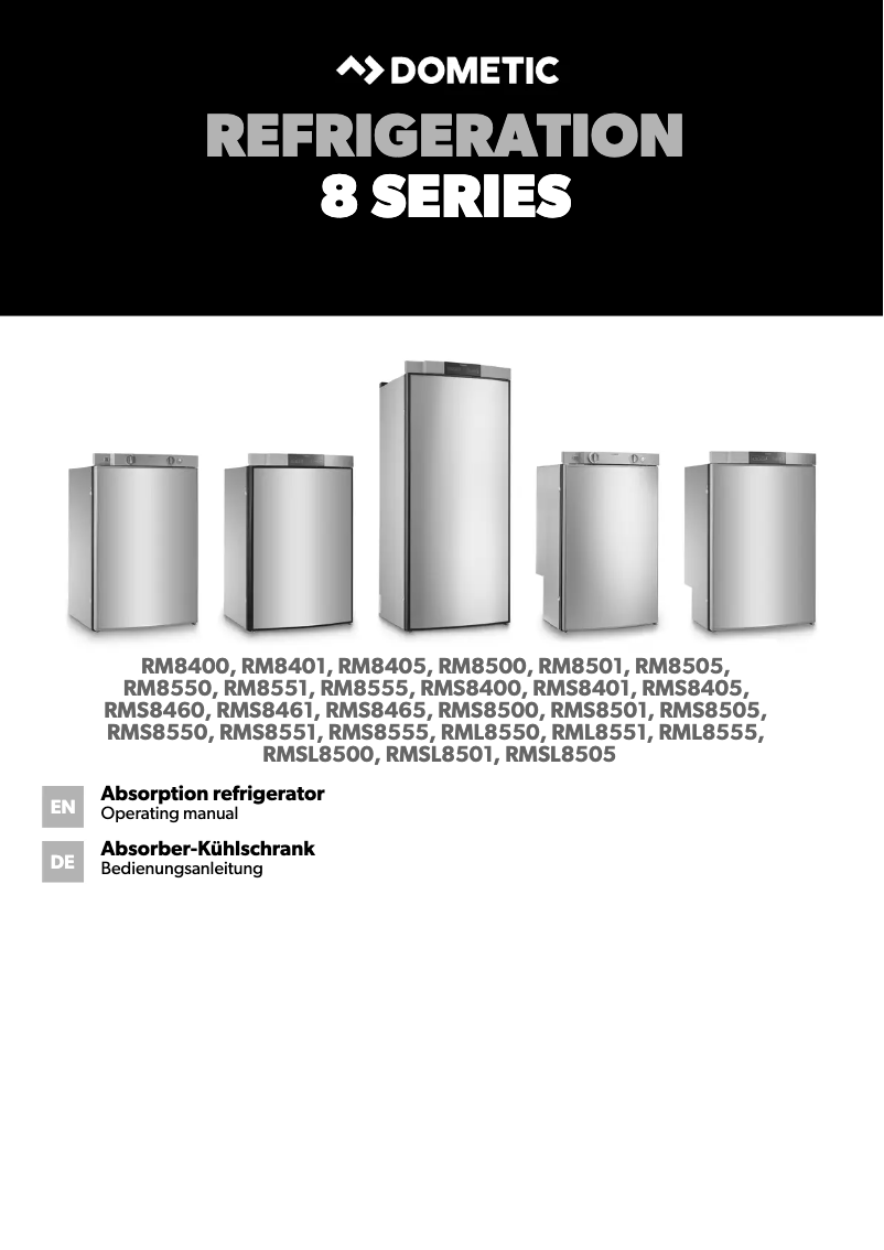 Imagen de la primera página del manual del dispositivo RML 8551