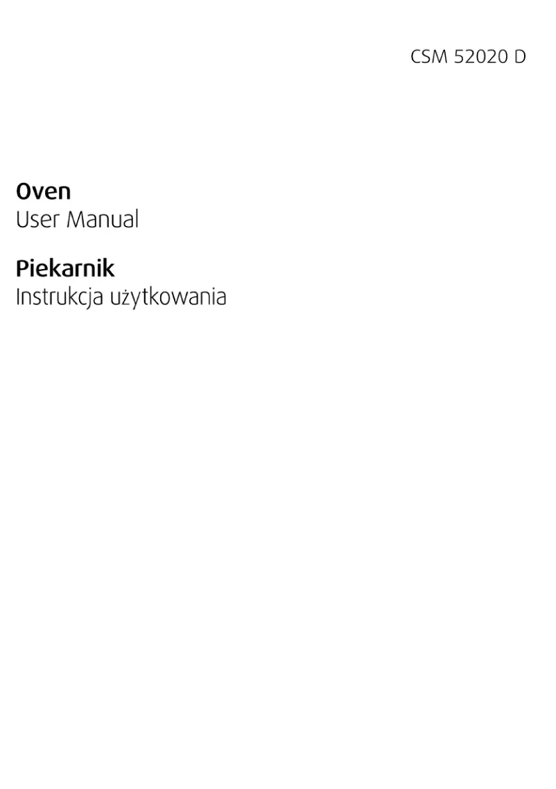 Page 1 de la notice Manuel utilisateur Beko CSM 52020 DW