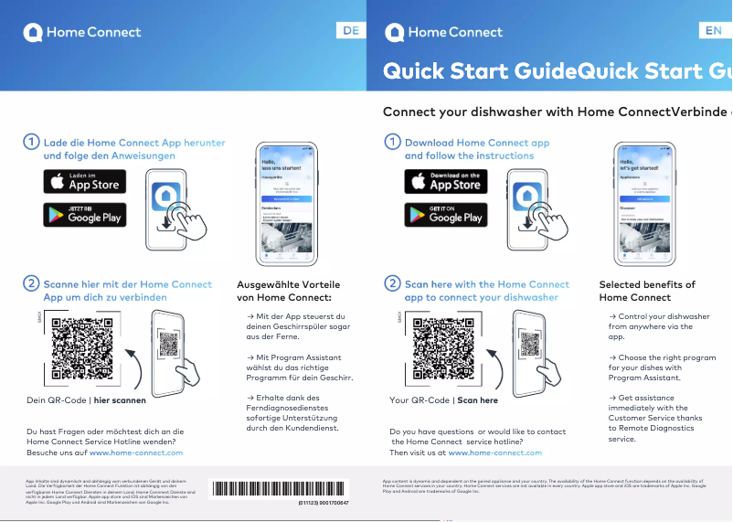 Página 1 del manual Guía de instalación Bosch SMS6ZCI06E