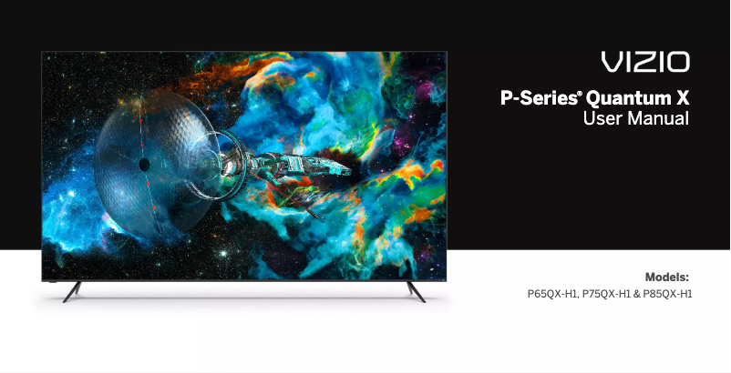 Page 1 de la notice Manuel utilisateur VIZIO P-Series Quantum X P65QX-H1