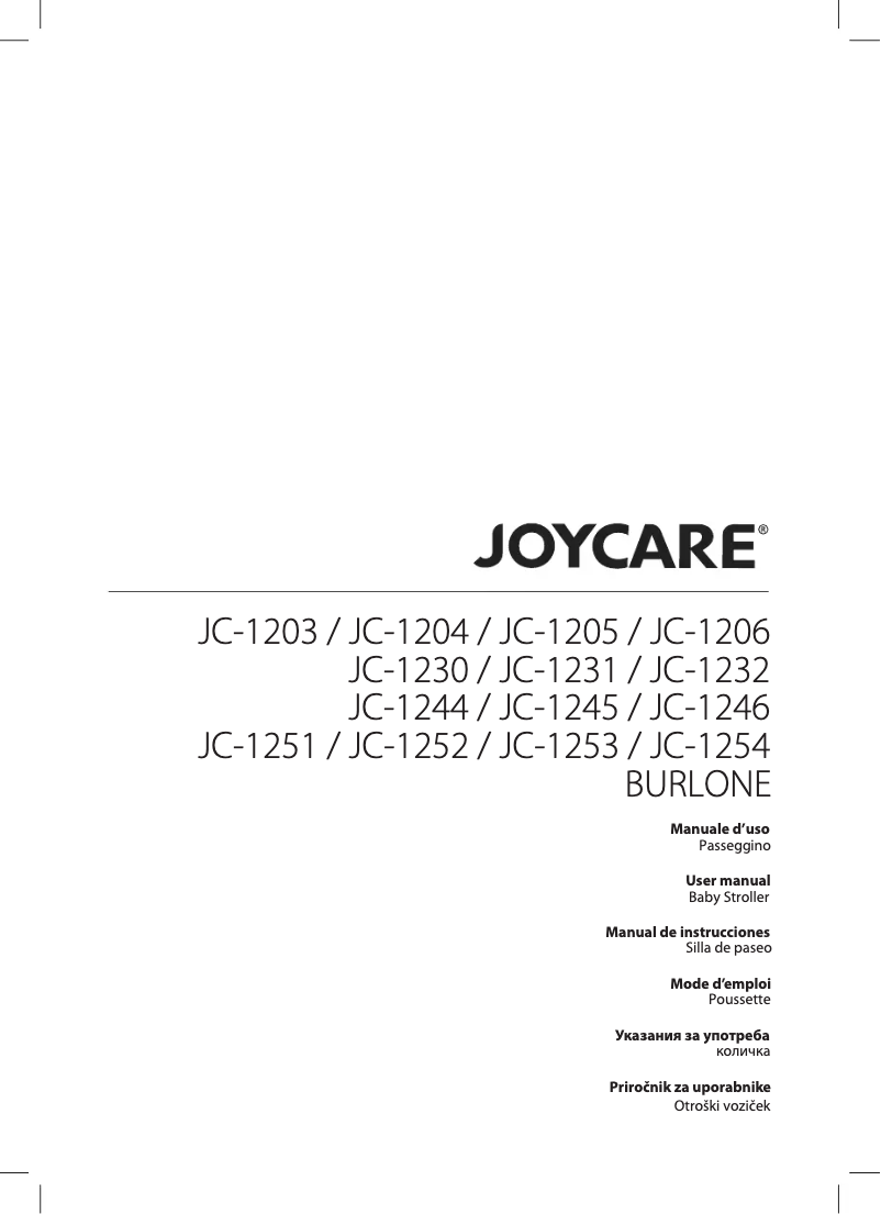 Page 1 de la notice Manuel utilisateur Joycare Burlone Pixel JC-1251