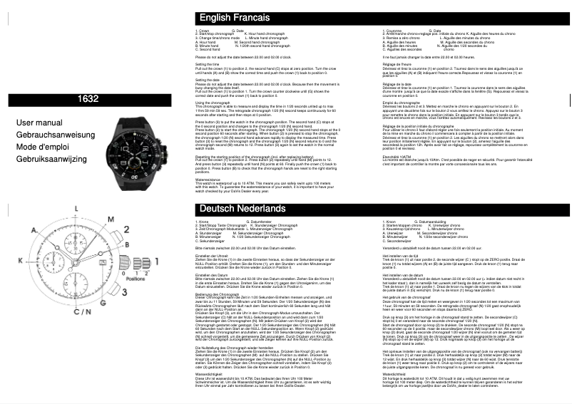 Page n°1 - Manuel utilisateur Davis Extreme 1632