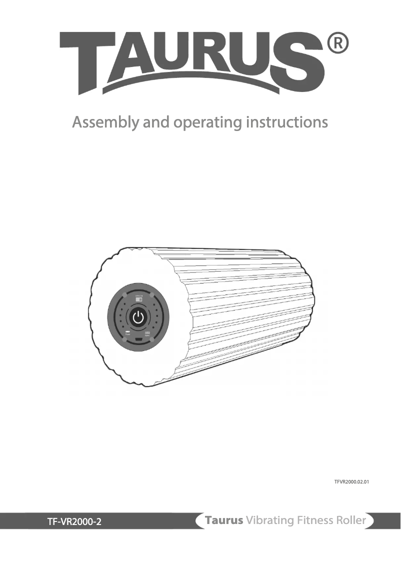 Image de la première page du manuel de l'appareil Vibrationsroller