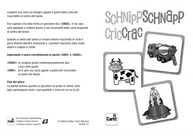 Page n°1 - Manuel utilisateur Carlit 30141 2