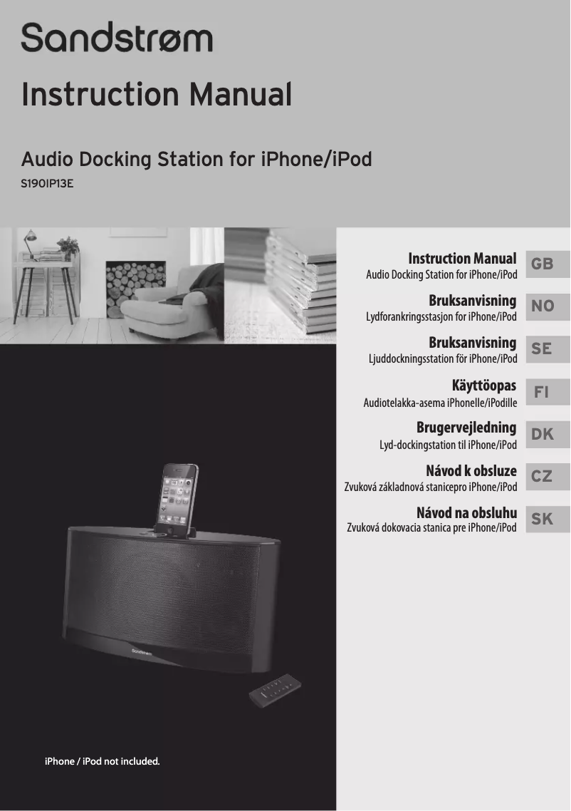 Page 1 de la notice Manuel utilisateur Sandstrøm S190iP13E