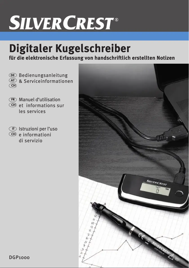 Image de la première page du manuel de l'appareil DGP1000