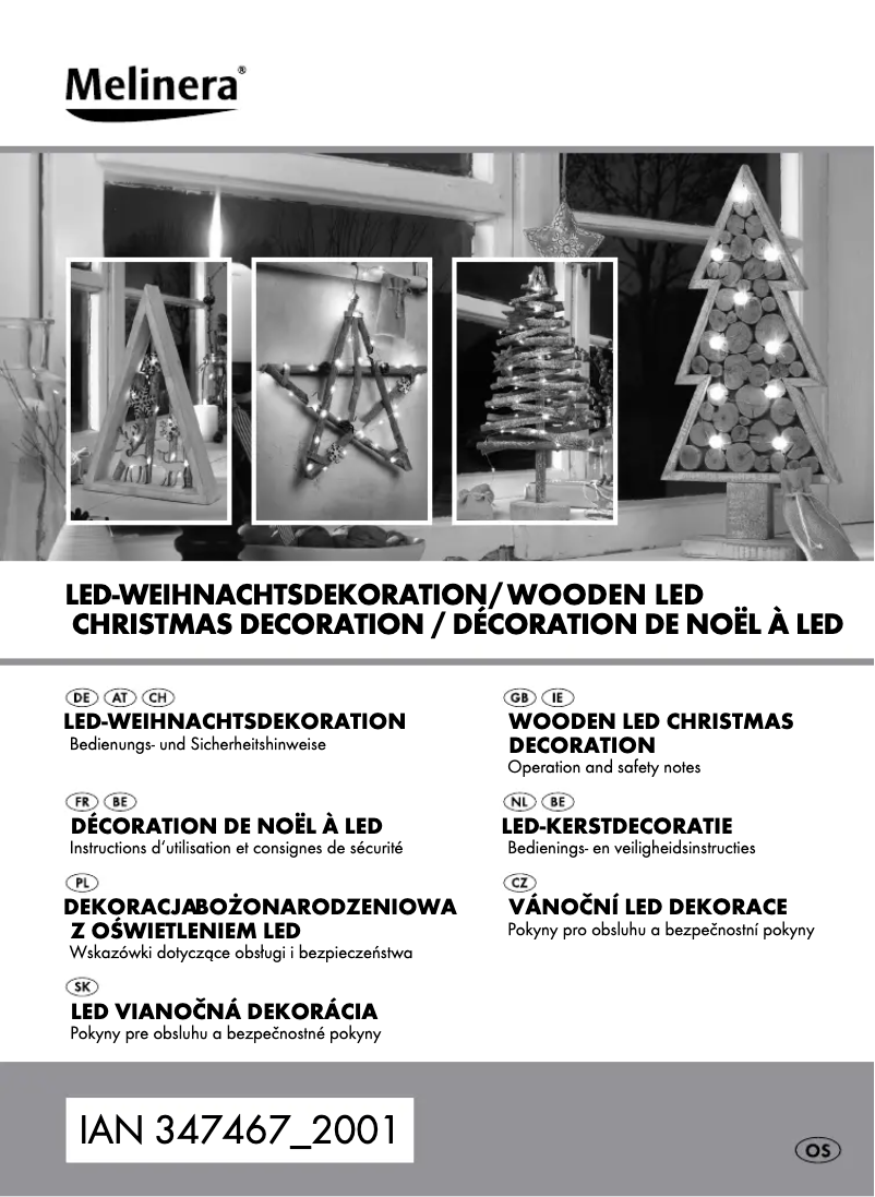 Page n°1 - Manuel utilisateur Melinera HG06468A