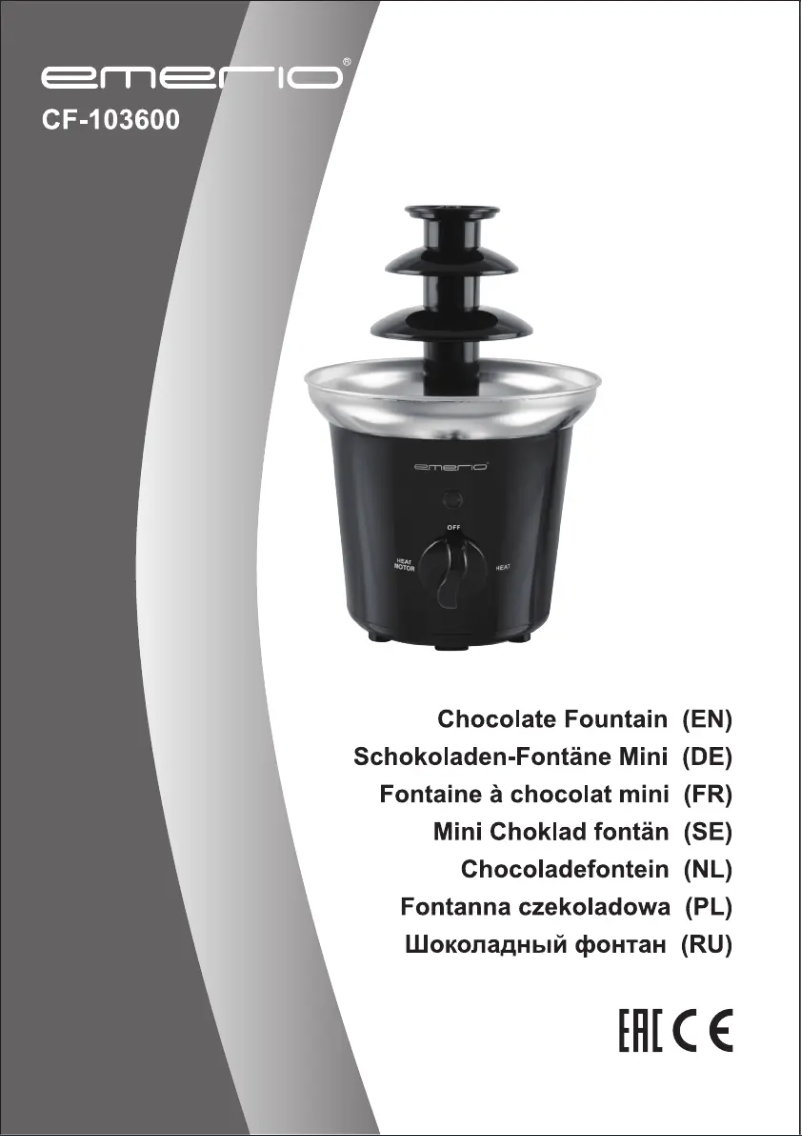 Page n°1 - Manuel utilisateur Emerio CF-103600