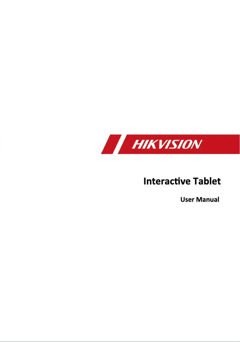 Page 1 de la notice Manuel utilisateur Hikvision DS-D5A65RB/B