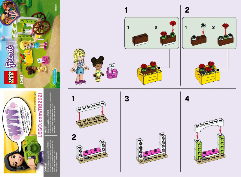 Page 1 de la notice Manuel utilisateur Lego Friends 30413
